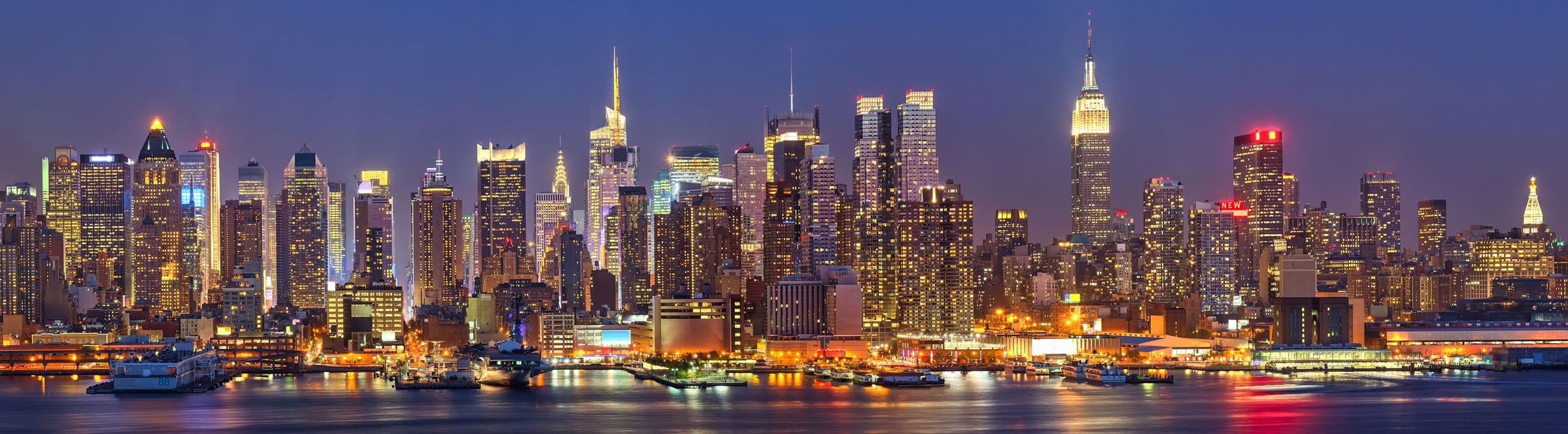 New York Skyline at Night